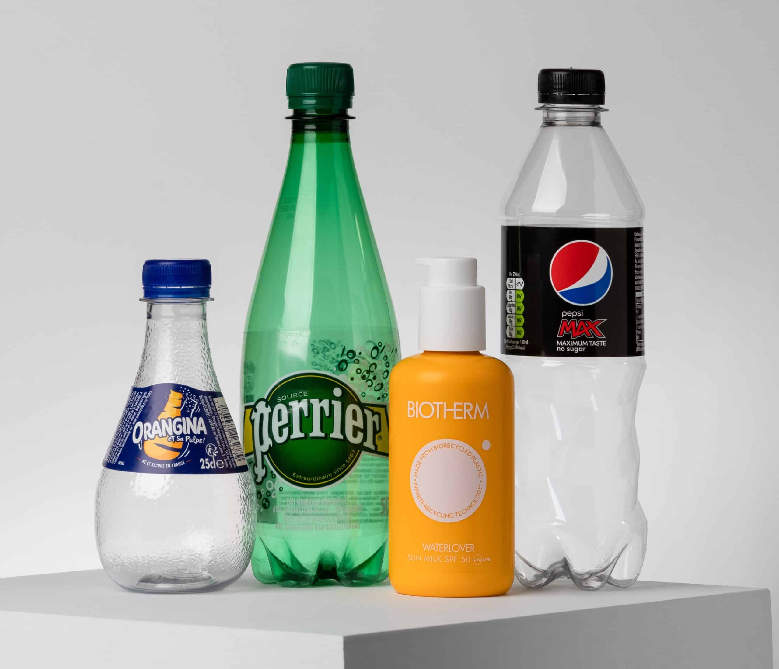The world's first enzymatically plastic bottles.